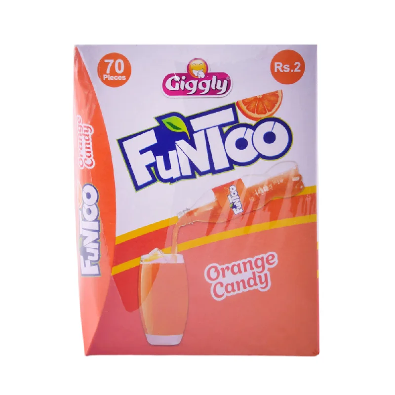 - Air box TSA certified check-inGIGGLY FUNTOO ORANGE CANDY 70 PIECES BOX PACK RS 2