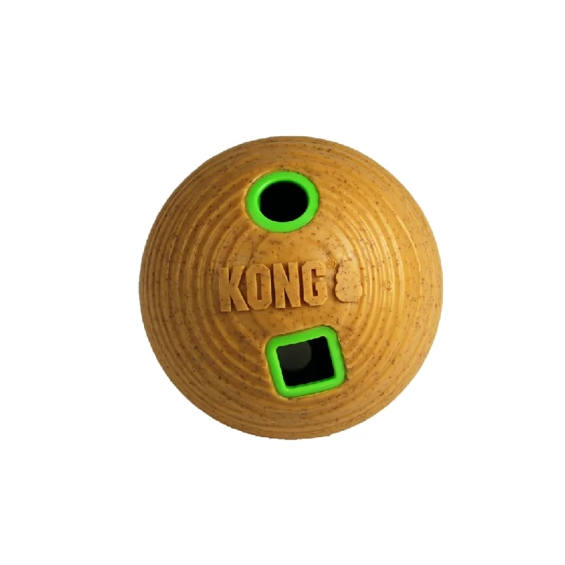 - Parrot climbing and standing wooden frameKong Bamboo Slow Feeder Ball