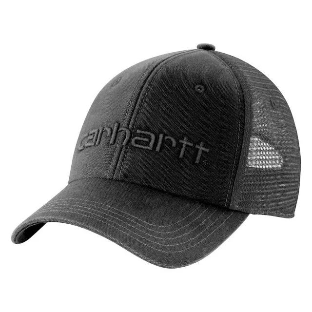 ---Carhartt Men's Canvas Mesh-Back Logo Graphic Snapback Hat