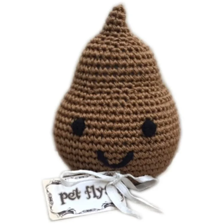  -Bite-resistant dog toy recommendationsDoodie The Poo Organic Cotton Dog Toy