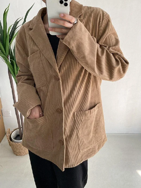 - Solid wood cat climbing frame customizedDark Academia Corduroy Long Jacket