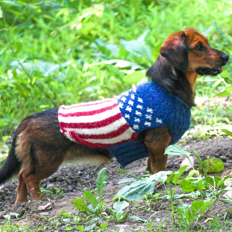  -Anti-slip claw protection raincoat FOR dogsU.S. Flag Dog Sweater