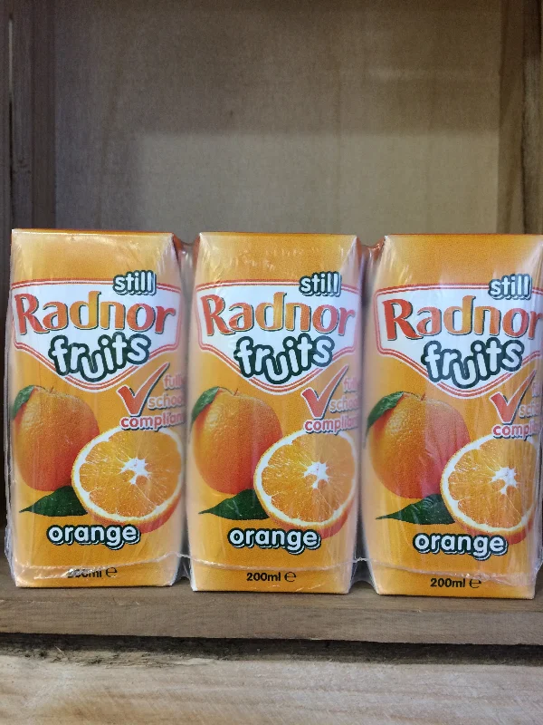 Pet ProductsRadnor Fruits Orange Case 24 x 200ml Drink