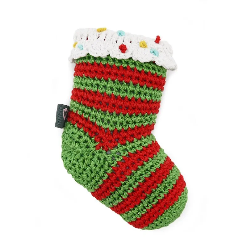  -Non-toxic pet toy recommendationsPawer Squeaky Christmas Stocking Dog Toy