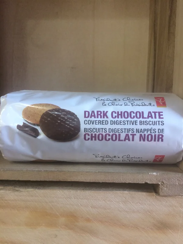 - Air box TSA certified check-inPresident's Choice Dark Chocolate Digestives 300g