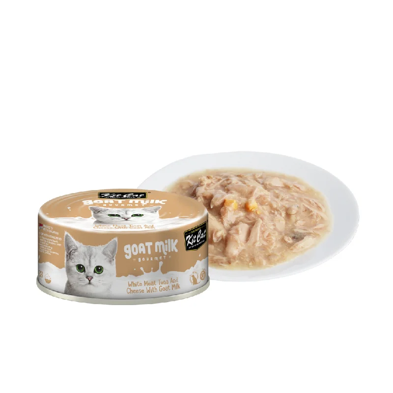 Kit Cat Goat Milk Gourmet Canned Cat Food - Tuna & Cheese (70g)