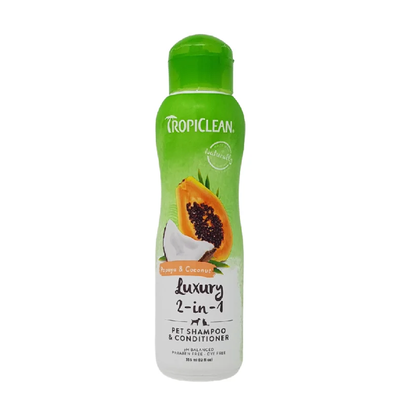 - Winter warm clothes for short-haired dogsTropiclean Papaya & Coconut Shampoo and Conditioner