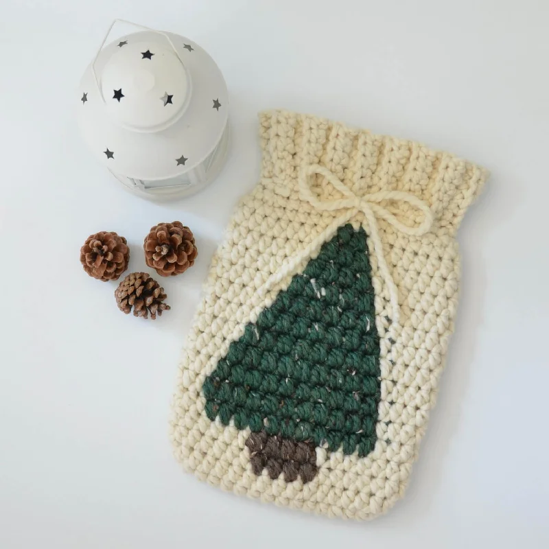 ---Hot Water Bottle Cover (Crochet)