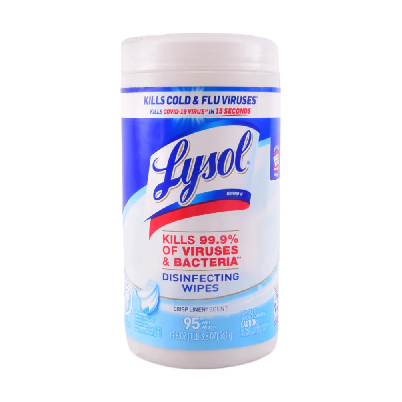 - Foldable and portable cat bagLYSOL DISINFECTING 95 WIPES CRISP LINEN 561 GM