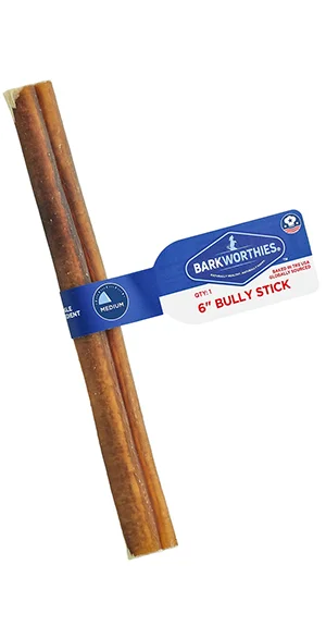 - Crave dog food reviewBarkworthies Bully Stick - 6"