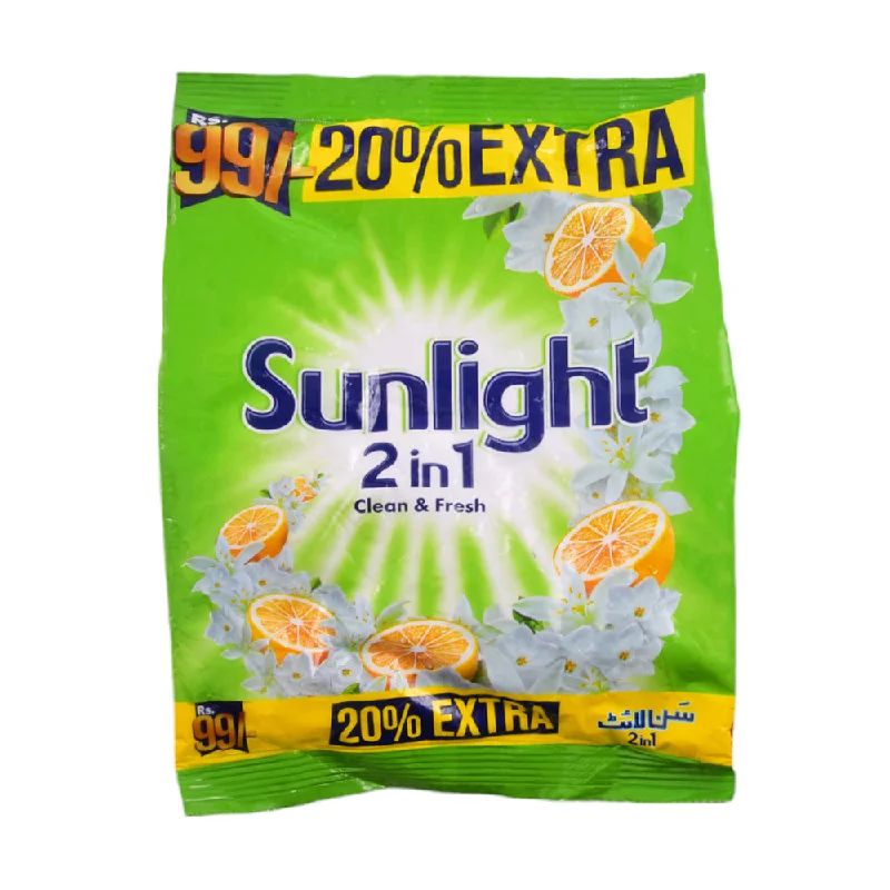 - Dog disposable foam shower gelSUNLIGHT WASHING POWDER 2IN1 CLEAN & FRESH 400 GM