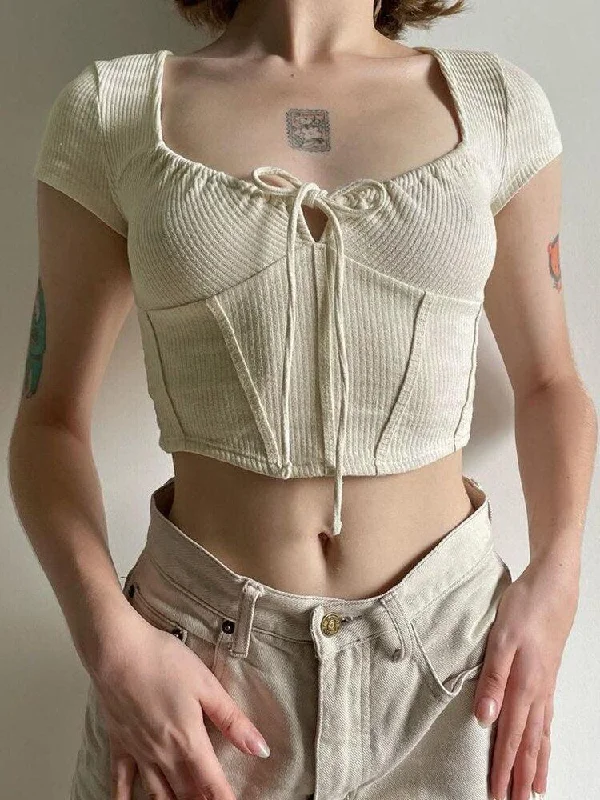 - Solid wood cat climbing frame customizedCoquette Cropped Corset Top