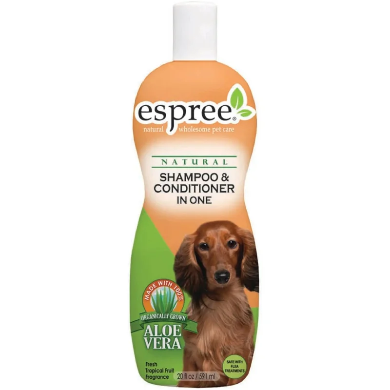 - Winter warm clothes for short-haired dogsEspree 2-in-1 Shampoo and Conditioner for Dogs with Aloe 20 fl oz - Winter warm clothes for short-haired dogsEspree 2-in-1 Shampoo and Conditioner for Dogs with Aloe 20 fl oz