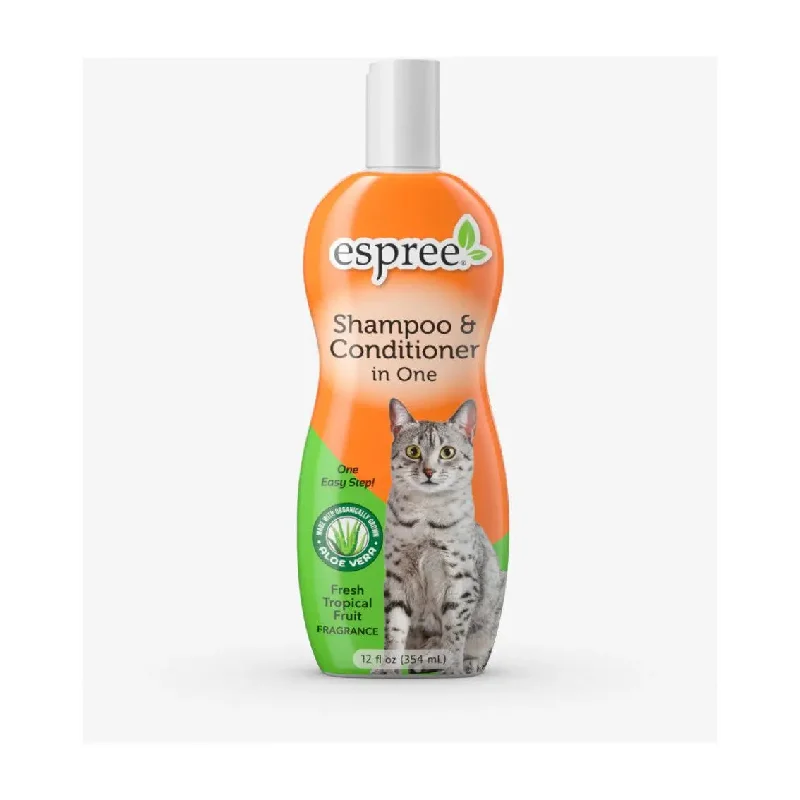 - Climbing pet constant temperature heating padEspree Shampoo & Conditioner in One for Cats with Aloe Fresh Tropical Fruit 12 oz - Climbing pet constant temperature heating padEspree Shampoo & Conditioner in One for Cats with Aloe Fresh Tropical Fruit 12 oz