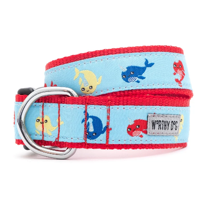   . **Dog bathing brush massage**Narwhals Dog Collar