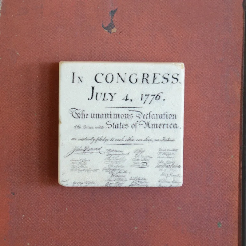 ---Declaration of Independence Tile Magnet