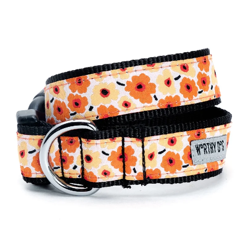  . **Pet clothes are thickened in winter**Fleurs Dog Collar Yellow