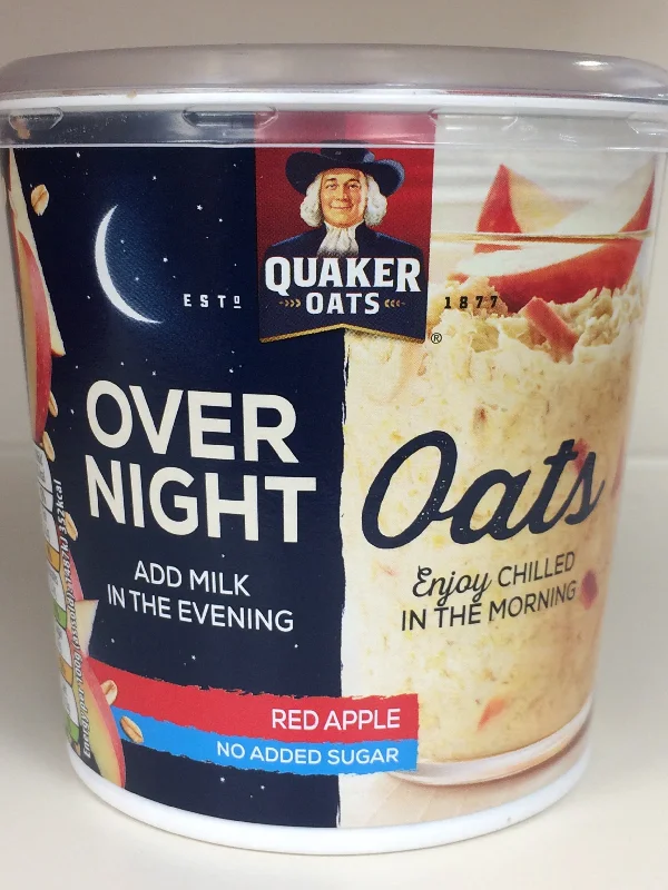 - Organic cotton dog bibsQuaker Oats Over Night Oats Pot, Red Apple 58g