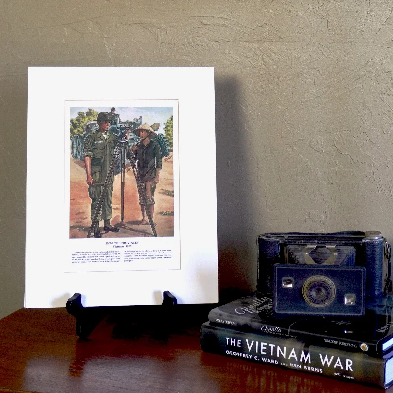 - Winter warm clothes for short-haired dogsInto the Provinces, 1965 Vietnam War Matted Print