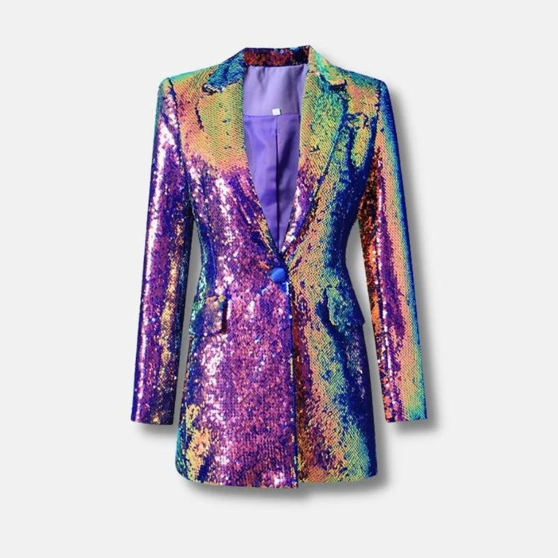 - Pet fence foldable indoorPremium Sequin Long Blazer