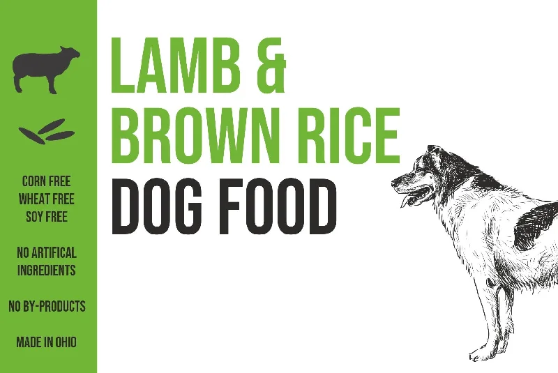 - Natural ingredient dog foodLamb & Brown Rice