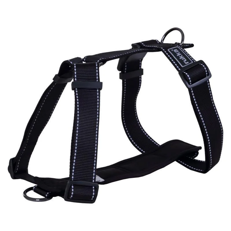 - Postoperative pet anti-licking Elizabethan collarRukka Black Form Y Harness