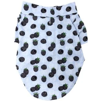 Pet winter warm clothesHawaiian Camp Shirt - Blackberries