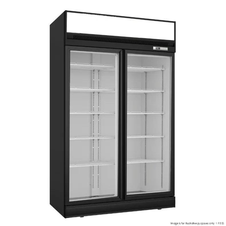 - Winter dog thick down jacket2NDs: Thermaster Black Upright Double Glass Door Freezer  - LG-1006DF-QLD270