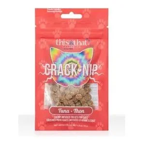 ---This & That Crack Nip Tuna Dehydrated Cat Treats 1.5oz
