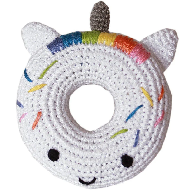 - Pet educational toy recommendationsUnicorn Donut Organic Cotton Dog Toy