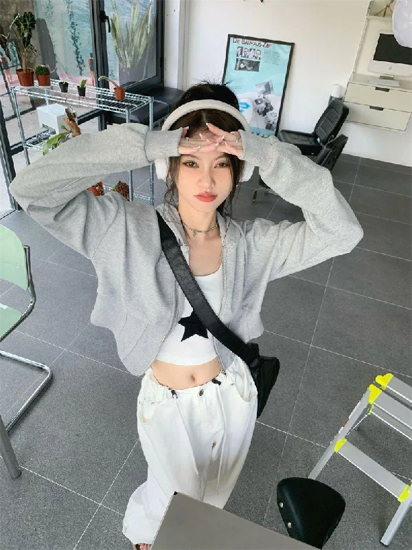 - Cat hair ball removal and hair removal creamSoft Girl Cropped Hoodie