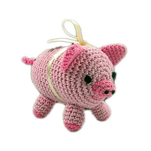 - Cat teasers selectionPiggy Boo Organic Cotton Dog Toy