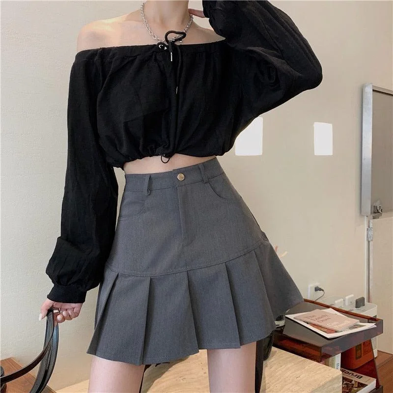 - Winter warm clothes for short-haired dogsPleated College Mini Skirt