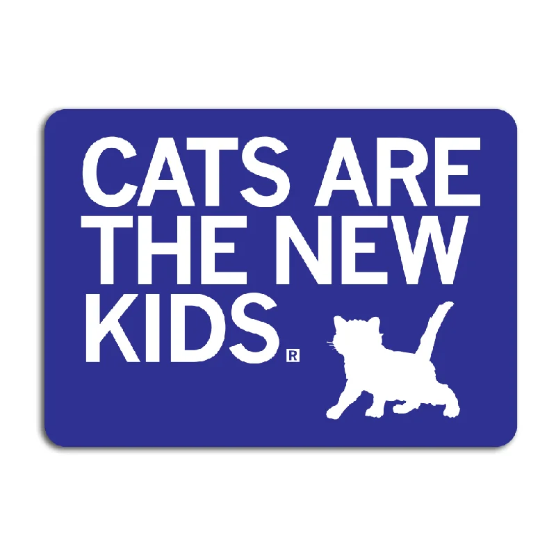 - Solid wood cat climbing frame customizedCats Are The New Kids Die-Cut Sticker