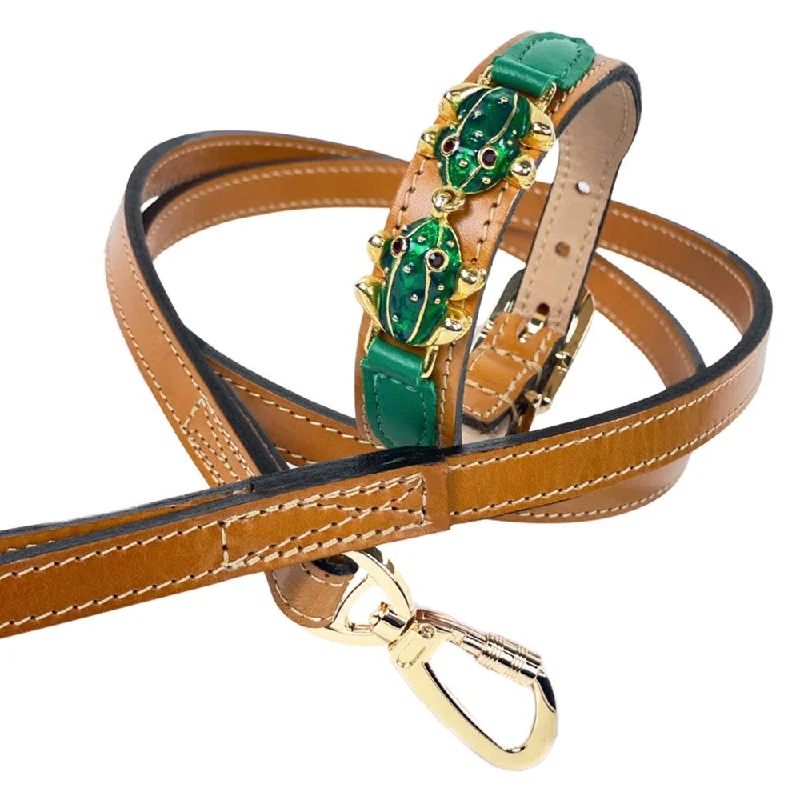  . **Pet nail clippers with LED lights**Leap Frog Collection Dog Leash Natural/Emerald Green