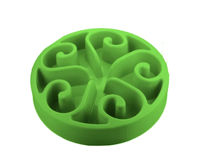 - Parrot climbing and standing wooden frameEat Slow Live Longer Green Dog Bowl