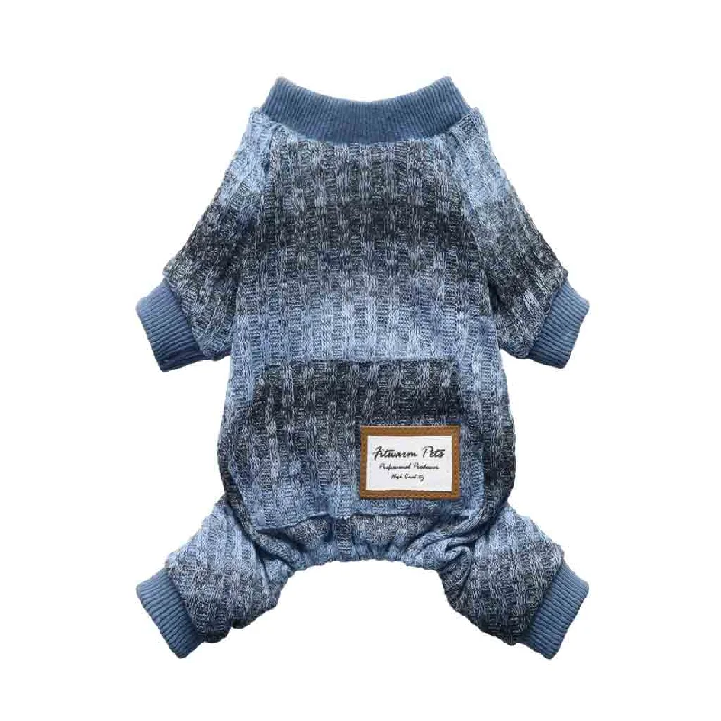 - Pregnant cat delivery room warming boxUneven color Knitted Dog Pajamas