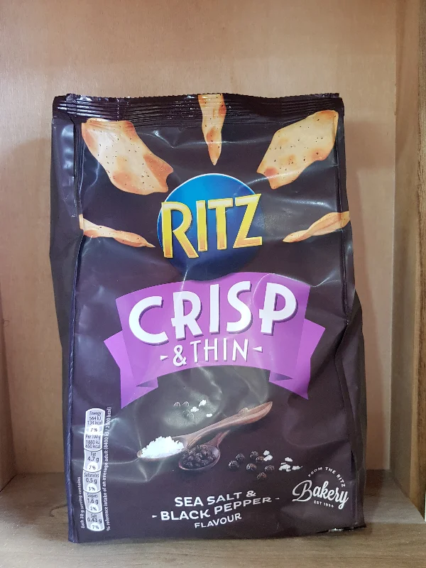 - Pet diabetes prescription foodRitz Crisp & Thin Sea Salt & Black Pepper Flavour Potato Thins 100g