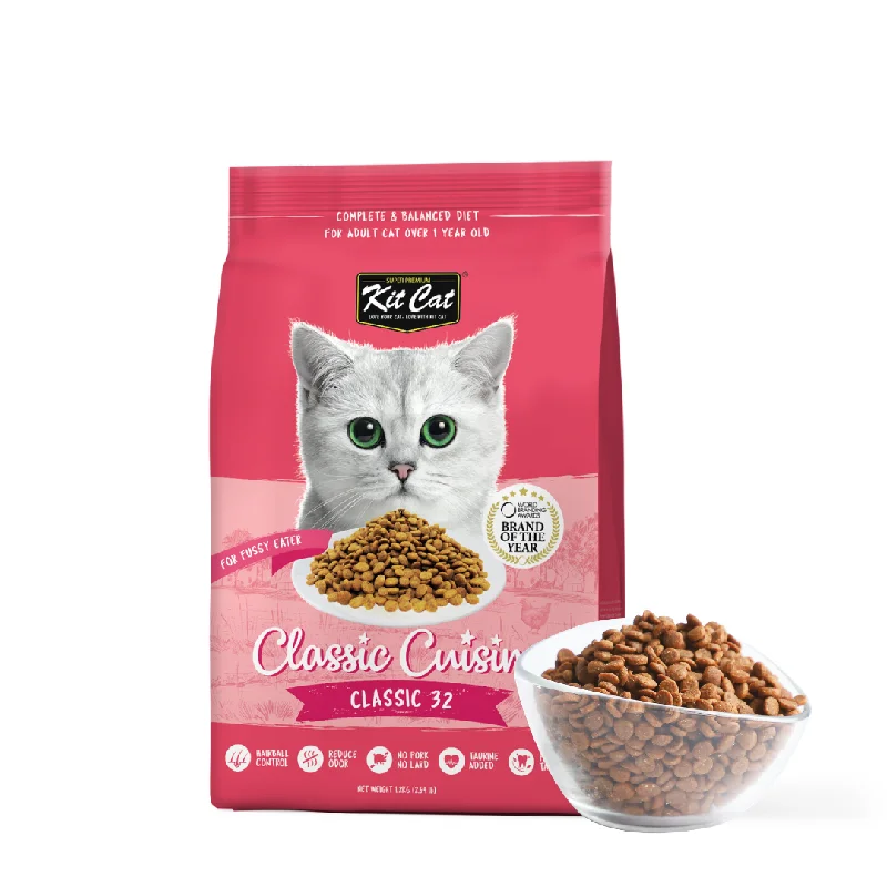 Kit Cat Premium Cat Dry Food -  Classic 32 (1.2kg)