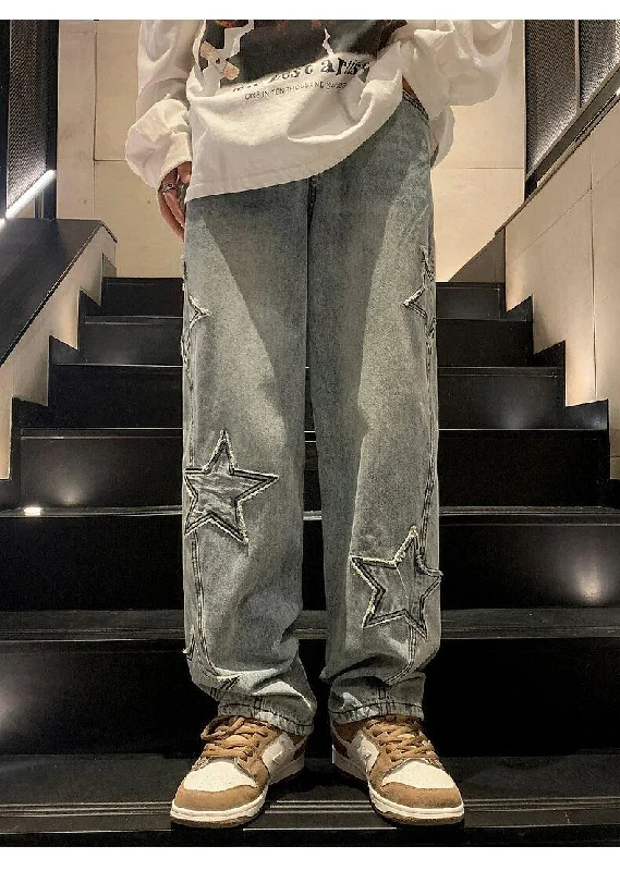 - Winter dog thick down jacketY2K Star Embroidered Jeans