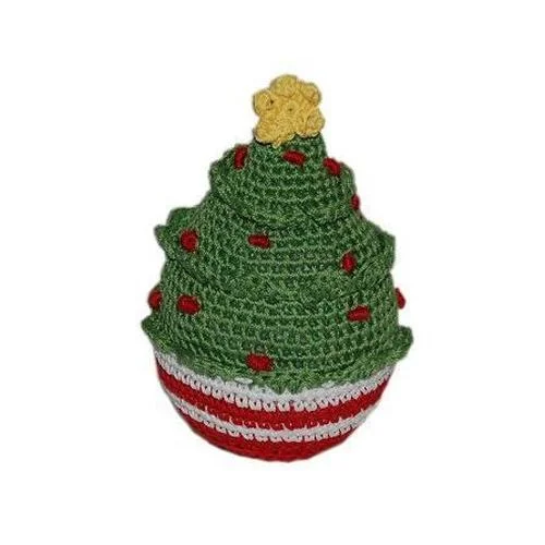  -Cost-effective pet toy recommendationsChristmas Tree Organic Cotton Dog Toy