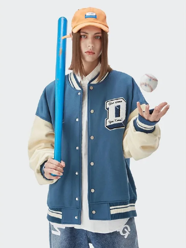  -Anti-slip claw protection raincoat FOR dogsI Don't Give Damn Baseball Varsity Jacket