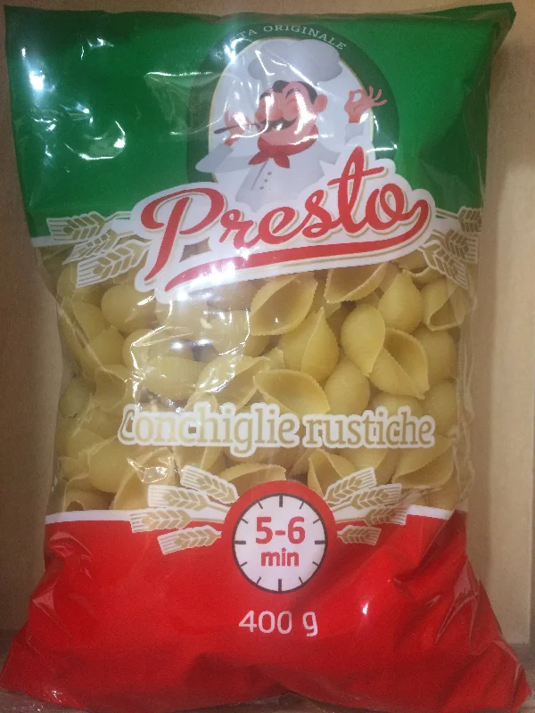 - Chinchilla cooling ice nest ceramic platePresto Conchiglie Rustiche Pasta 400g