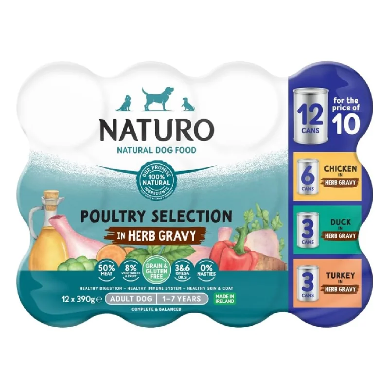  -Anti-scratch sofa protective coverNaturo Grain Free Tins - Poultry Selection