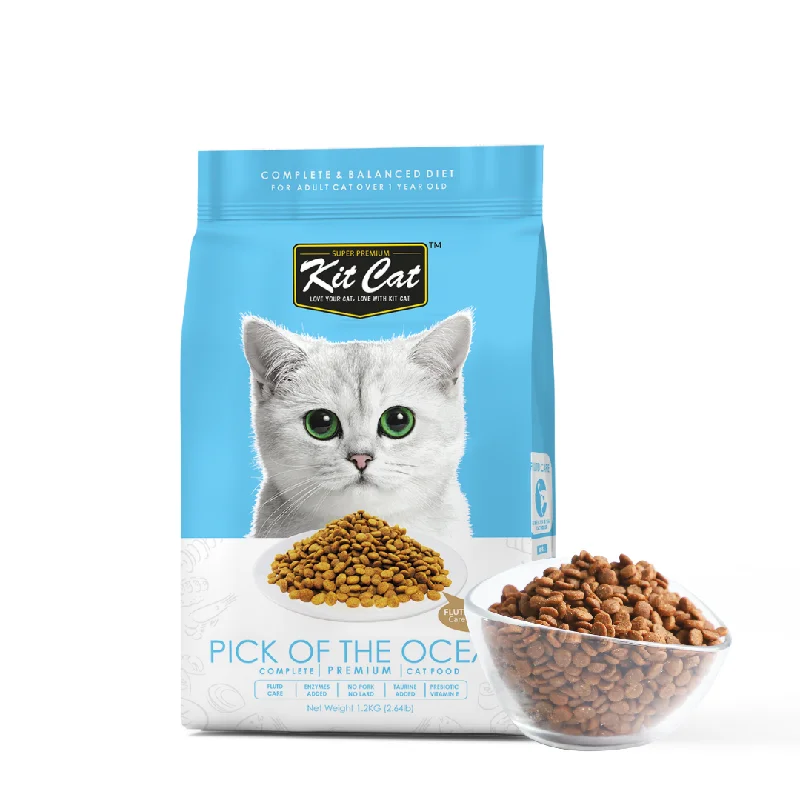 Kit Cat Premium Cat Dry Food -  Pick Of The Ocean (1.2kg)