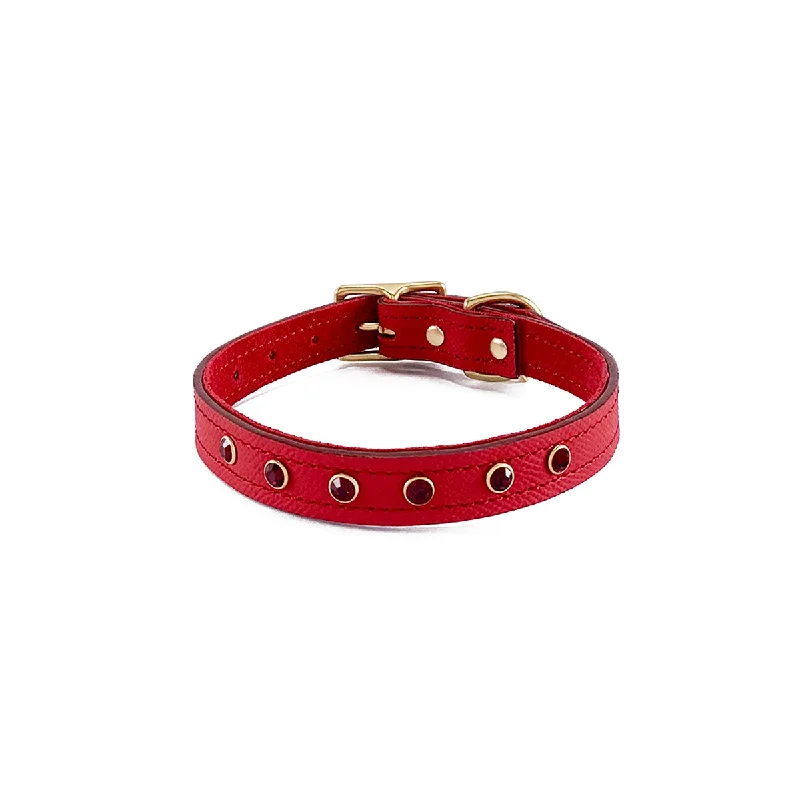  . **Cat scratching board corrugated paper**Lambert Classic Rhinestone Leather Dog Collar Cayenne