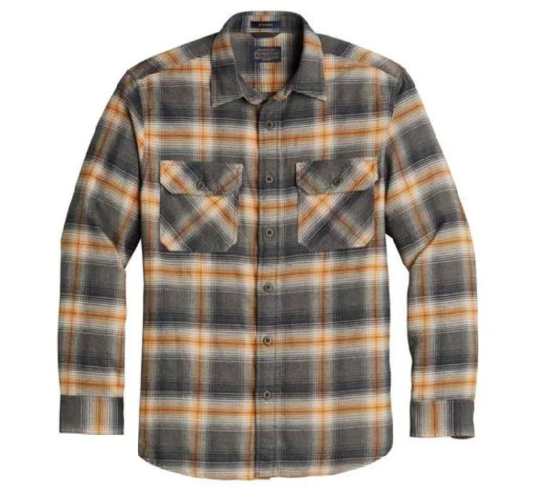 Grey/Tan/Red Plaid