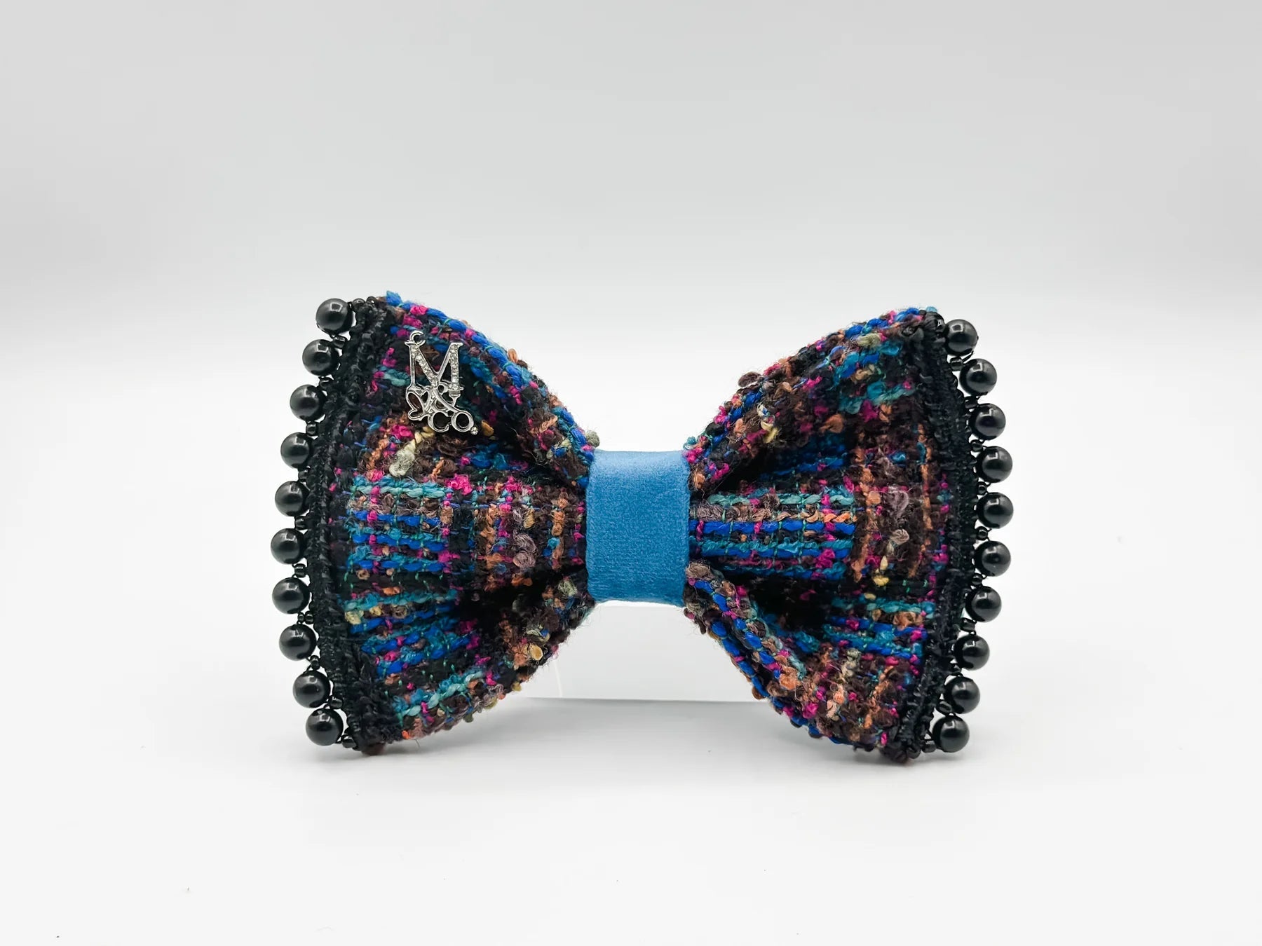Pet cotton clothesThe Brady Tweed Hair Bow