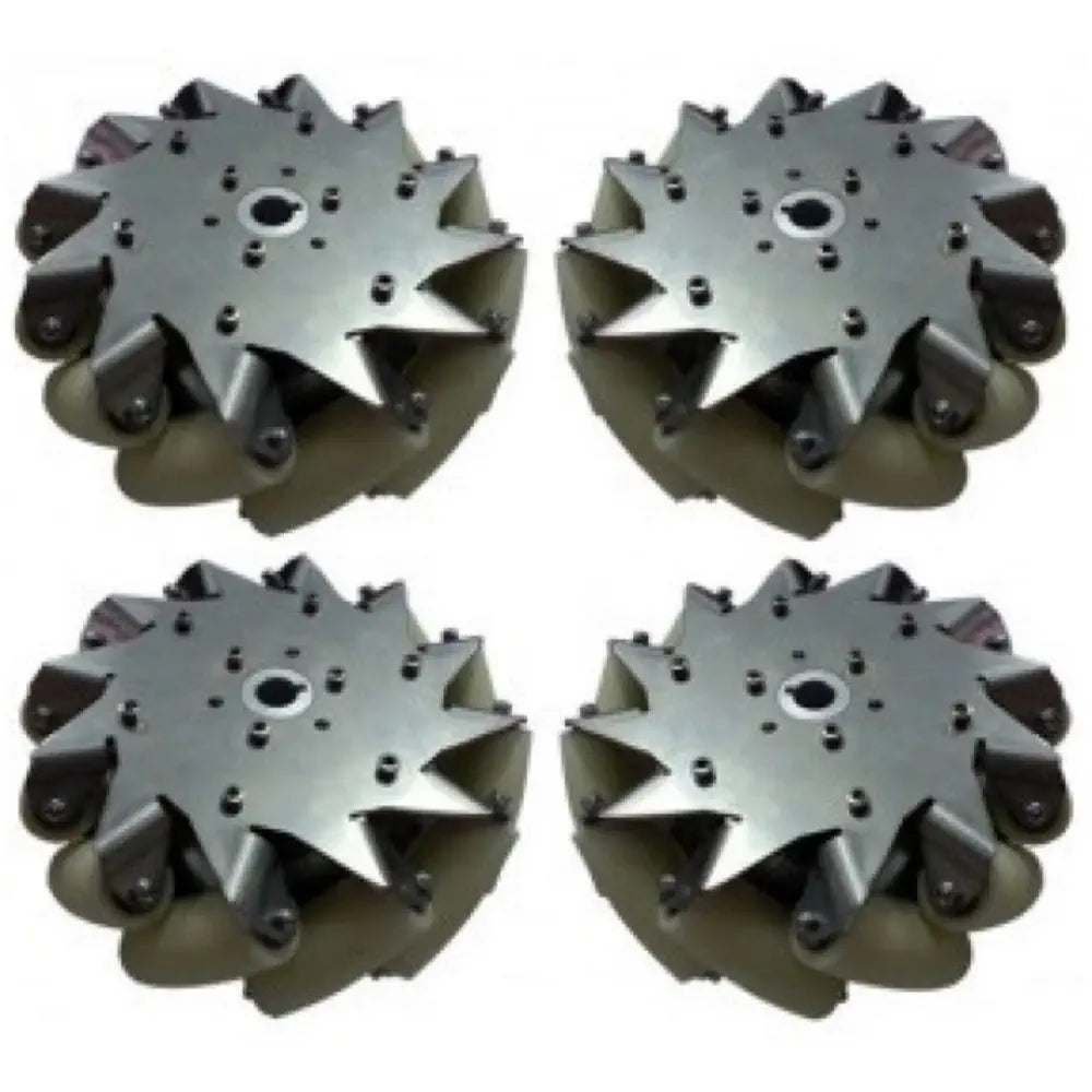 - Pet fence foldable indoor203mm Steel Mecanum Wheel Set (2x Left, 2x Right)