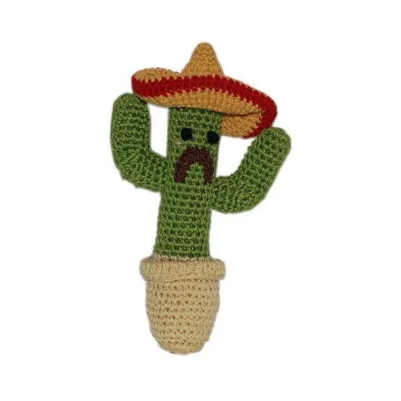 - Environmentally friendly pet toy recommendationsCactus Organic Cotton Dog Toy